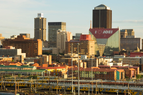 Joburg skyline, by Chris Kirchhoff